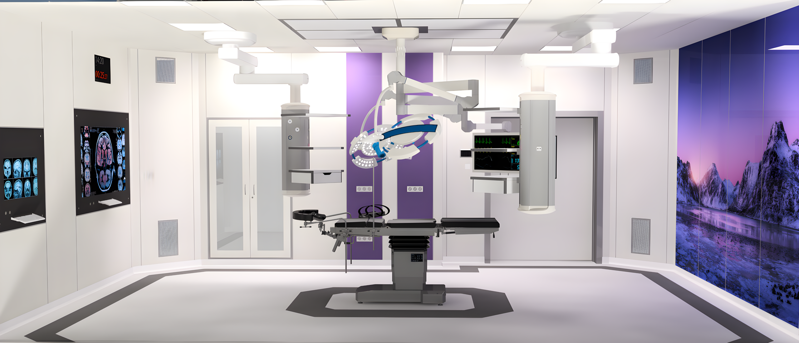 panelowa zabudowa sal operacyjnych